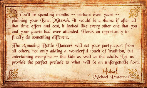 Michael's B'nai Mitzvah Message