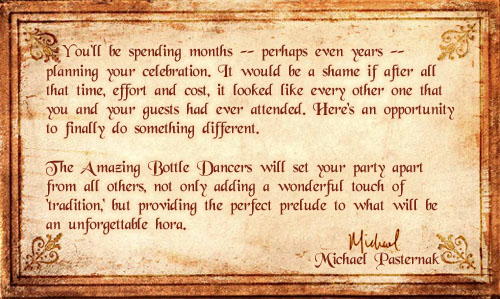 Michael's Message for Other Simchas