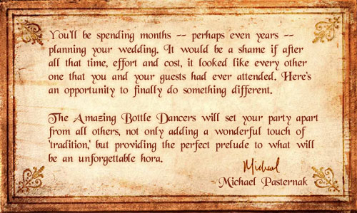 Michael's Wedding Message